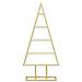 Albero di Natale in metallo con supporto Oro 60 cm - Foto miniatura 5