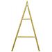 Albero di Natale in metallo con supporto Oro 60 cm - Foto miniatura 7