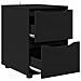 Armadio Nero 40 x 48 x 57 cm Legno multistrato - Foto miniatura 5
