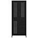 Credenza Rovere Nero 69,5 x 34 x 180 cm Legno multistrato - Foto miniatura 8