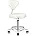 sgabello cosmetico 156f bianco rialzabile - Foto miniatura 1