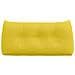 Cuscino per Schiena Giallo Chiaro 100 x 24 x 50 cm Tessuto - Foto miniatura 6