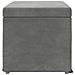 Pouf Grigio scuro Velluto e Legno Ingegnerizzato - Foto miniatura 5