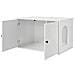 Casa per Gatti Bianco Lucido 85 x 55 x 50 cm Legno multistrato - Foto miniatura 5