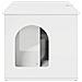 Casa per Gatti Bianco Lucido 85 x 55 x 50 cm Legno multistrato - Foto miniatura 8