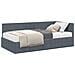 Struttura Letto Angolare con Materasso 2 pcs Grigio Velluto - Foto miniatura 1