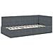 Struttura Letto Angolare con Materasso 2 pcs Grigio Velluto - Foto miniatura 6