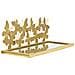 Mensola Farfalla 18-oro-metallo-43x19,2x16,5 Cm - Foto miniatura 3