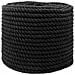 Corda Nero 1,4 x 1,4 x 25000 cm Cotone - Foto miniatura 1
