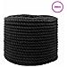 Corda Nero 1,4 x 1,4 x 25000 cm Cotone - Foto miniatura 2