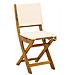 Sedie Bistro da Giardino 6 pcs Bianco Crema 38 x 46 x 85 cm - Foto miniatura 4