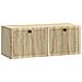 Mobile Porta TV da Muro Rovere Sonoma 78,5 x 31 x 30 cm - Foto miniatura 1