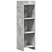 Libreria Grigio Concretè 30 x 30 x 111 cm Legno ingegnerizzato - Foto miniatura 1
