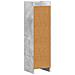 Libreria Grigio Concretè 30 x 30 x 111 cm Legno ingegnerizzato - Foto miniatura 5