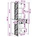 Set di armadi 2 pcs Legno ingegnerizzato - Foto miniatura 8