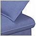 Loveseat con bottoni imbottiti Blu jeans 111 x 68 x 80 cm - Foto miniatura 6