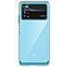 Custodia Outer Space Per Xiaomi Poco X4 Pro 5g Con Cornice Flessibile, Colore Blu - Foto miniatura 1