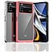 Custodia Outer Space Per Xiaomi Poco X4 Pro 5g Con Cornice Flessibile, Colore Blu - Foto miniatura 2