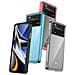 Custodia Outer Space Per Xiaomi Poco X4 Pro 5g Con Cornice Flessibile, Colore Blu - Foto miniatura 3