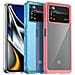 Custodia Outer Space Per Xiaomi Poco X4 Pro 5g Con Cornice Flessibile, Colore Blu - Foto miniatura 4