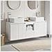Set di Armadi da Bagno 3 pz Bianco 53 x 35 x 63 cm - Foto miniatura 2