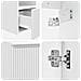 Set di Armadi da Bagno 3 pz Bianco 53 x 35 x 63 cm - Foto miniatura 8