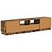 Mobile TV LED a 5 pezzi Rovere Fumo Legno ingegnerizzato - Foto miniatura 2