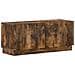 Mobile TV LED a 5 pezzi Rovere Fumo Legno ingegnerizzato - Foto miniatura 6