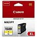 PGI-1500XL Y Cartuccia Ink Originale Gialla per Canon MAXIFY MB2350 Capacità 935 Pagine - Foto miniatura 3