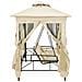 Dondolo Da Gazebo Bianco Crema - Foto miniatura 6