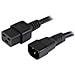 ICOC 066-NC - Cavo alimentazione C19 F a C14 M 2,0 mt nero - Foto miniatura 1