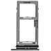 Slot Scheda Nano Sim + Micro-sd Galaxy S9 Adattatore Ricambio - Nero - Foto miniatura 2