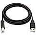 Cavo USB 2.0 Tipo A M / M Colore Nero - da 2m - Foto miniatura 1