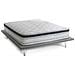 King Materasso, Memory Foam / gel, H 27 Cm, 80 X 190 Cm - Foto miniatura 1
