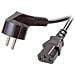 Power supply lead, 1.8 m, Maschio / femmina, 1,8m, Nero - Foto miniatura 1