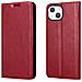 Custodia Compatibile Con Apple Iphone 13 In Rosso Mela - Coperchio Protettiva Con Chiusura Magnetica, Funzione Stand E Tasca Per Le Carte - Foto miniatura 8