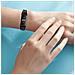 Bracciale Fitbit Charge 3/4 In Metallo Con Strass Nero/cristallo - Foto miniatura 3