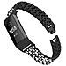 Bracciale Fitbit Charge 3/4 In Metallo Con Strass Nero/cristallo - Foto miniatura 5