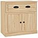 Credenza Rovere Sonoma 70x35,5x67,5 Cm In Legno Multistrato - Foto miniatura 2