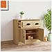 Credenza Rovere Sonoma 70x35,5x67,5 Cm In Legno Multistrato - Foto miniatura 3
