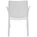 Sedia Da Esterno Torino, Seduta Da Giardino, Sedia Per Tavolo Da Pranzo, Poltrona Outdoor Effetto Rattan, 100 % Made In Italy, 54x60h82 Cm, Bianco - Foto miniatura 4