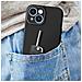 Cover Per Iphone 15 Fotocamera Protetta Soft-touch Serie Sweet Nera - Foto miniatura 5