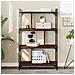 Libreria Rovere Marrone 4 Ripiani 76x32x123cm Legno Multistrato - Foto miniatura 1