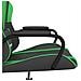 Sedia Da Gaming Massaggiante Nero E Verde In Similpelle - Foto miniatura 7