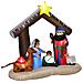 Presepe di Natale Gonfiabile 183cm con 5 Luci LED e Gonfiatore Integrati, Decorazione Natalizia da Esterno - Foto miniatura 1