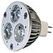 LP 1-33 S Lampadina a risparmio energetico Bianco caldo 3800 K 3 W GU5.3 - Foto miniatura 1