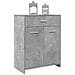 Mobile da Bagno Grigio Cemento 60x33x80 cm in Legno tecnico - Foto miniatura 9