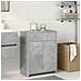 Mobile da Bagno Grigio Cemento 60x33x80 cm in Legno tecnico - Foto miniatura 10