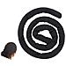 Dirty Braids Ponytail Wrap, Parrucca Dreadlocks A Spirale Con Coda Di Cavallo Alta Black - Foto miniatura 1