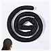 Dirty Braids Ponytail Wrap, Parrucca Dreadlocks A Spirale Con Coda Di Cavallo Alta Black - Foto miniatura 2